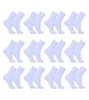 Kit 12 Pares de Meia Masculina - Marca Part.B - Cor branca