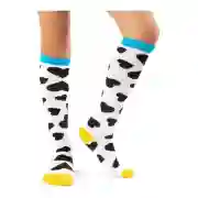 Meia Infantil Fantasia Toy Story Jessie Malhada Vaqueira