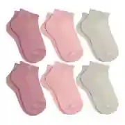 6 Pares De Meias Soquete Para Menino E Menina Original Lupo